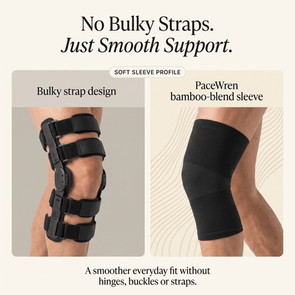 PaceWren Bamboo Knee Compression Brace