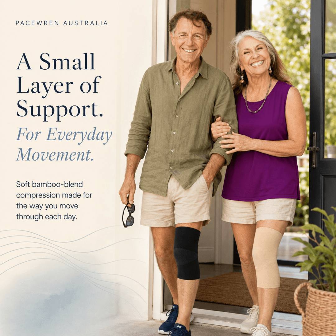 PaceWren Bamboo Knee Compression Brace