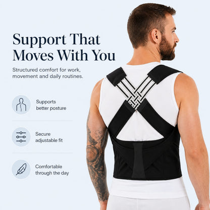 PaceWren Cross-Back Posture Support Brace