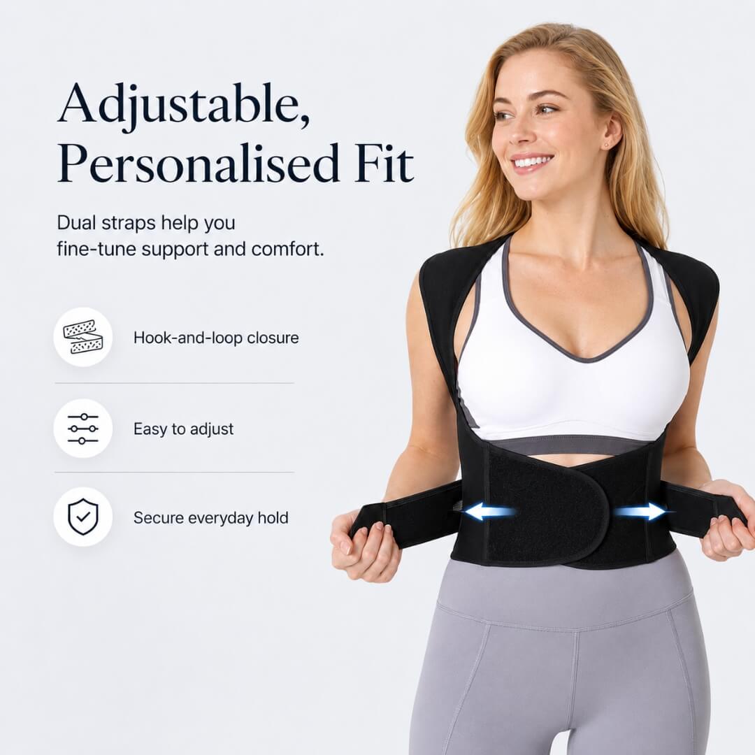 PaceWren Cross-Back Posture Support Brace
