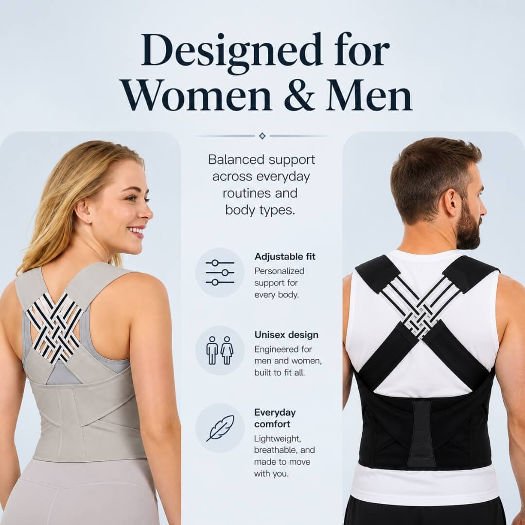 PaceWren Cross-Back Posture Support Brace