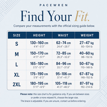 PaceWren Cross-Back Posture Support Brace
