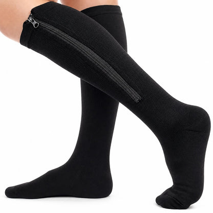 PaceWren Closed Toe Zip Compression Socks