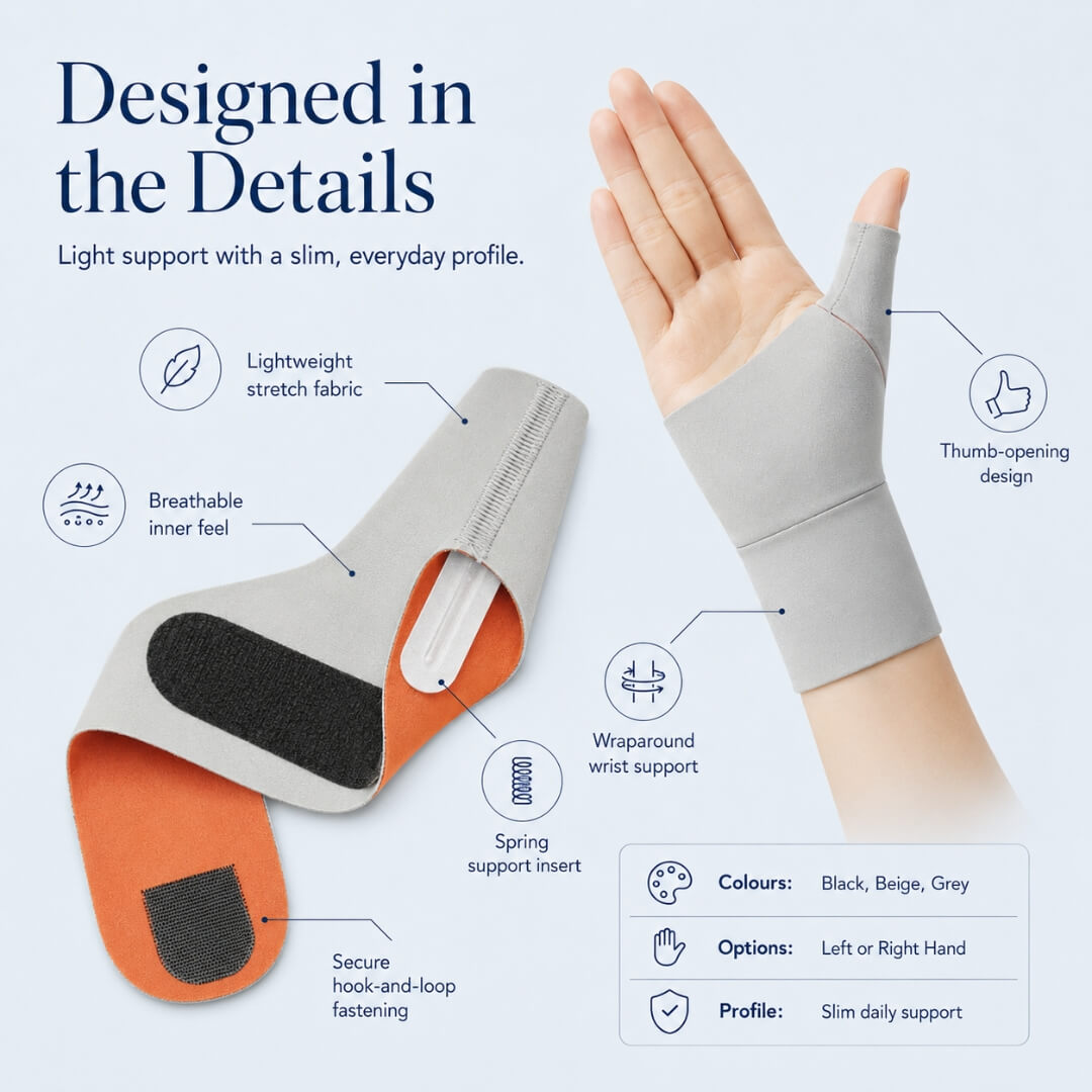 PaceWren Lightweight Thumb & Wrist Support Sleeve