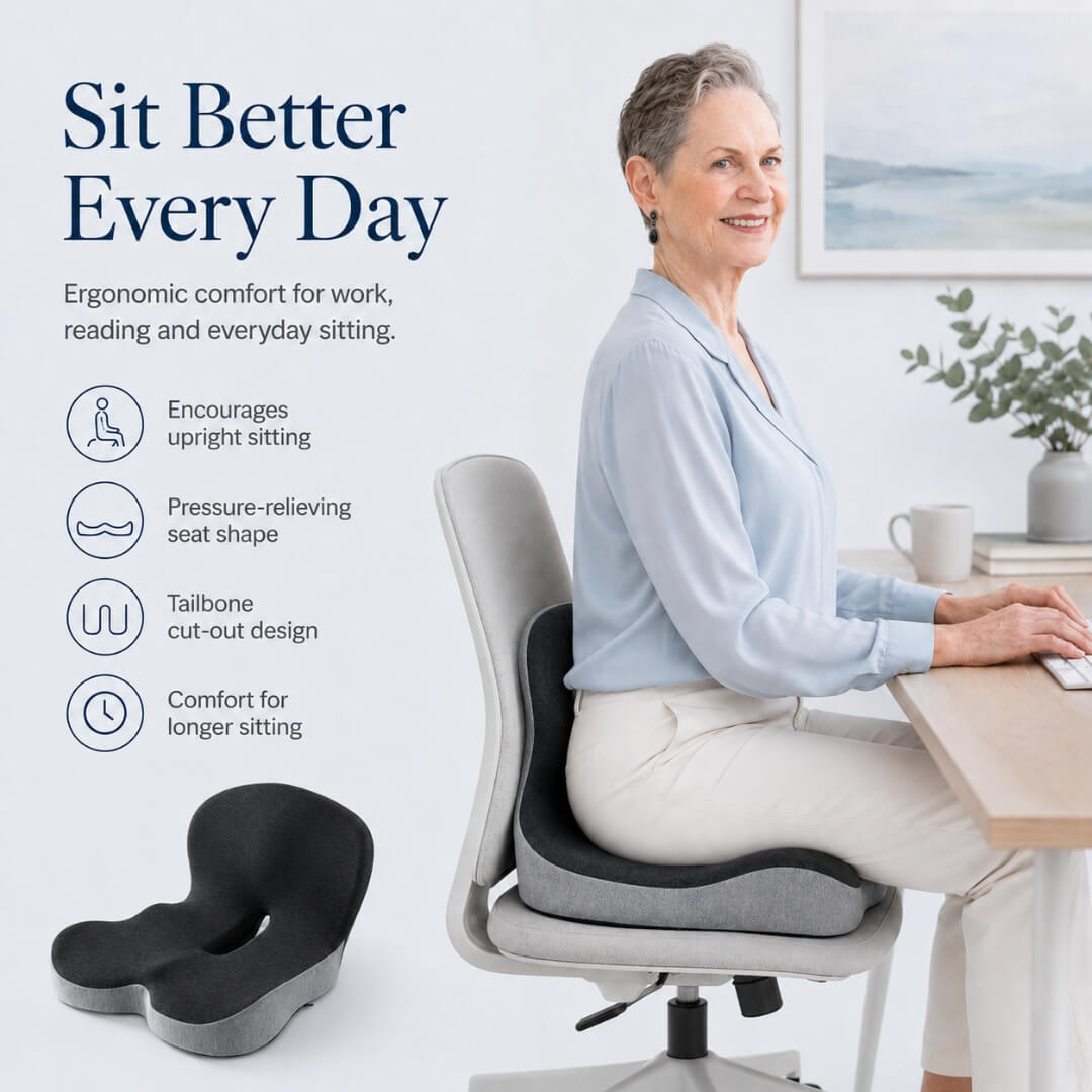 PaceWren Memory Foam Seat and Back Cushion