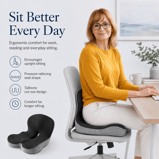 PaceWren Memory Foam Seat and Back Cushion