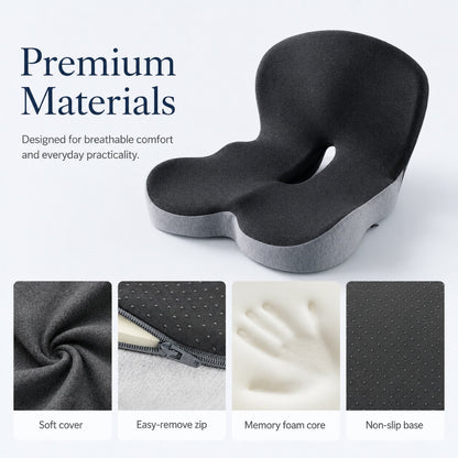PaceWren Memory Foam Seat and Back Cushion