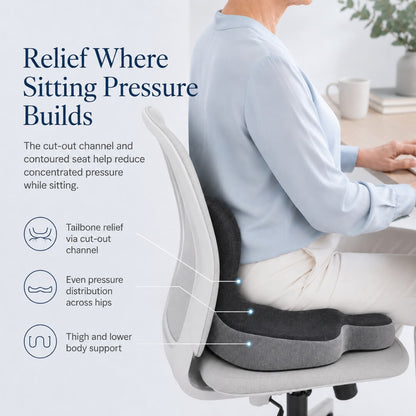 PaceWren Memory Foam Seat and Back Cushion