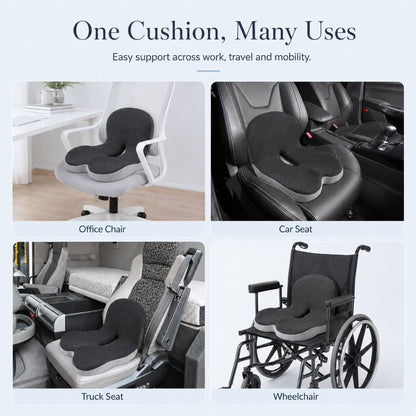 PaceWren Memory Foam Seat and Back Cushion