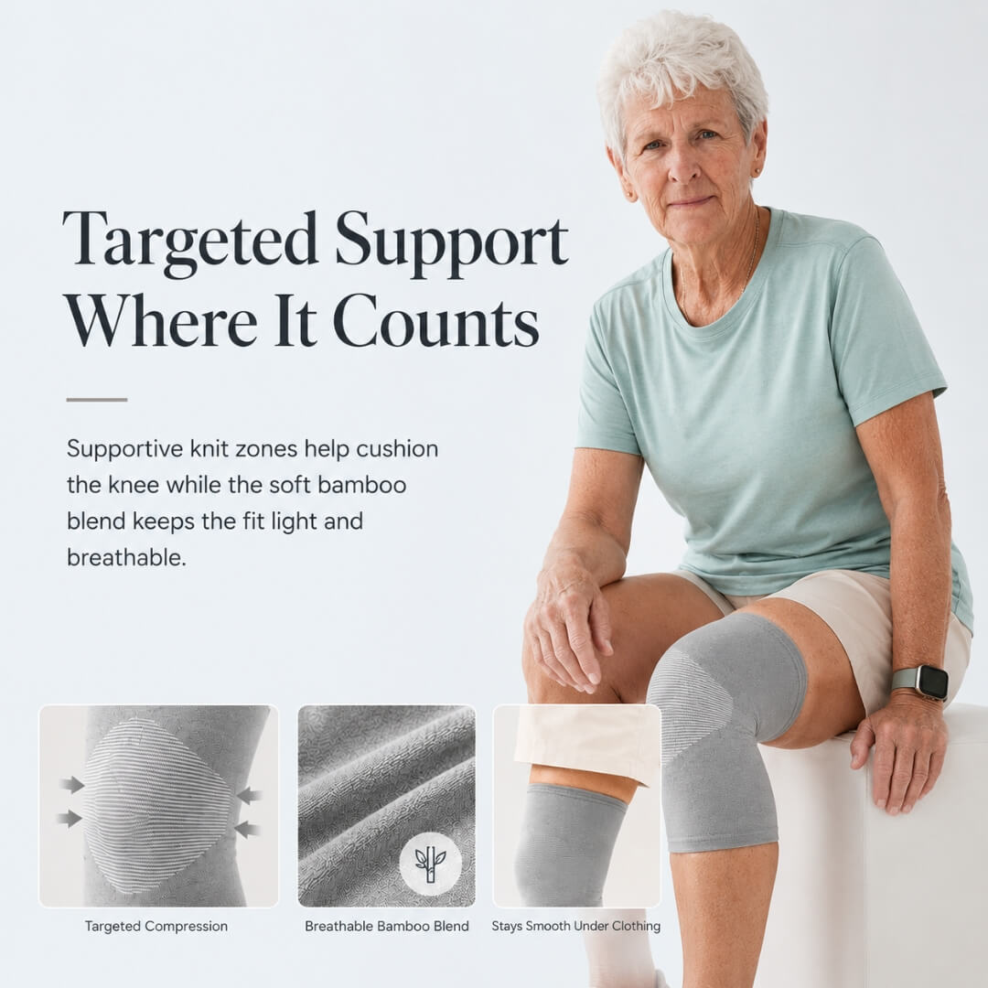 PaceWren Bamboo Knee Compression Braces