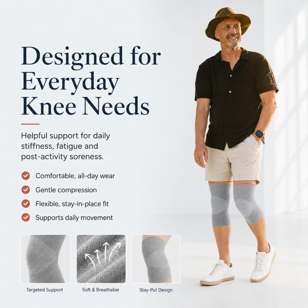 PaceWren Bamboo Knee Compression Braces