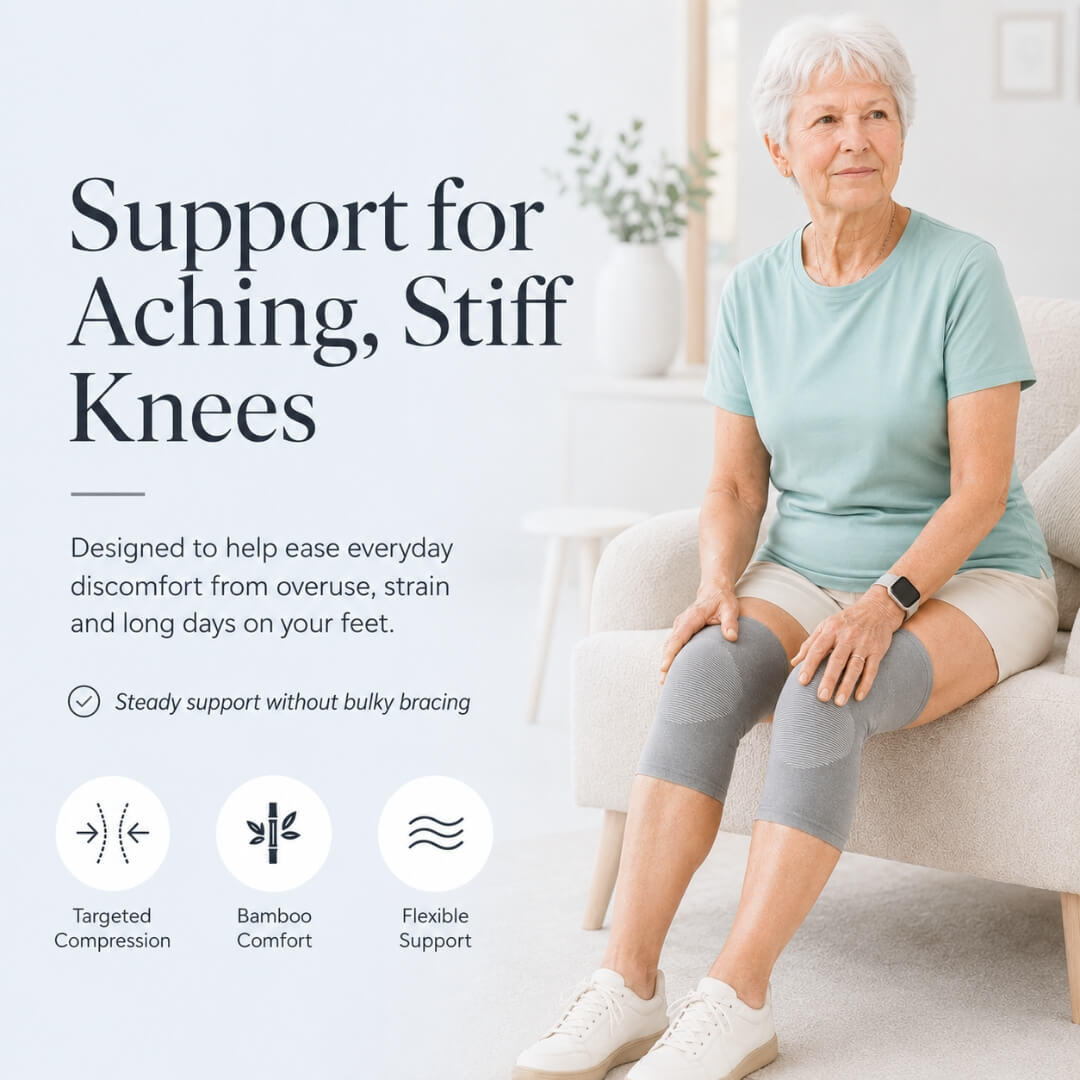PaceWren Bamboo Knee Compression Braces