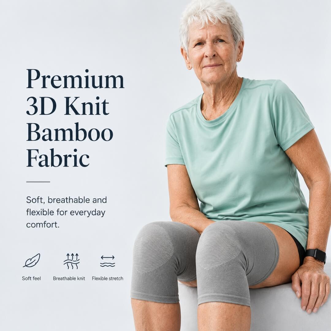 PaceWren Bamboo Knee Compression Braces