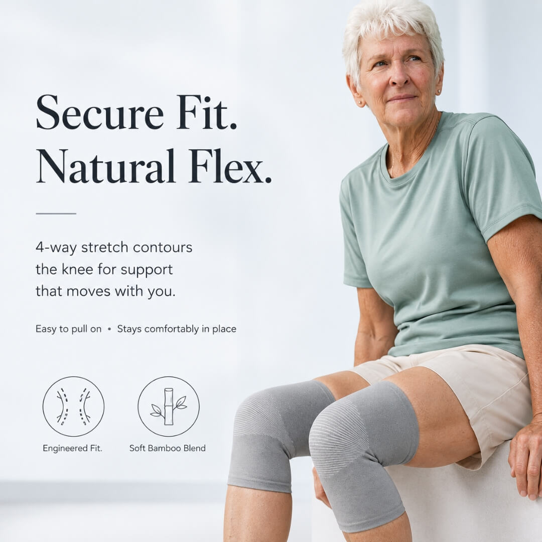 PaceWren Bamboo Knee Compression Braces