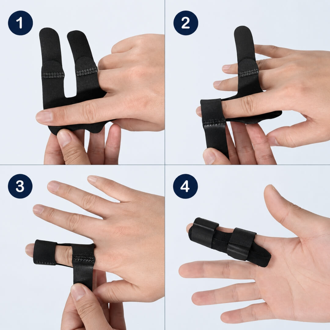 PaceWren 5-Piece Adjustable Finger Support Set