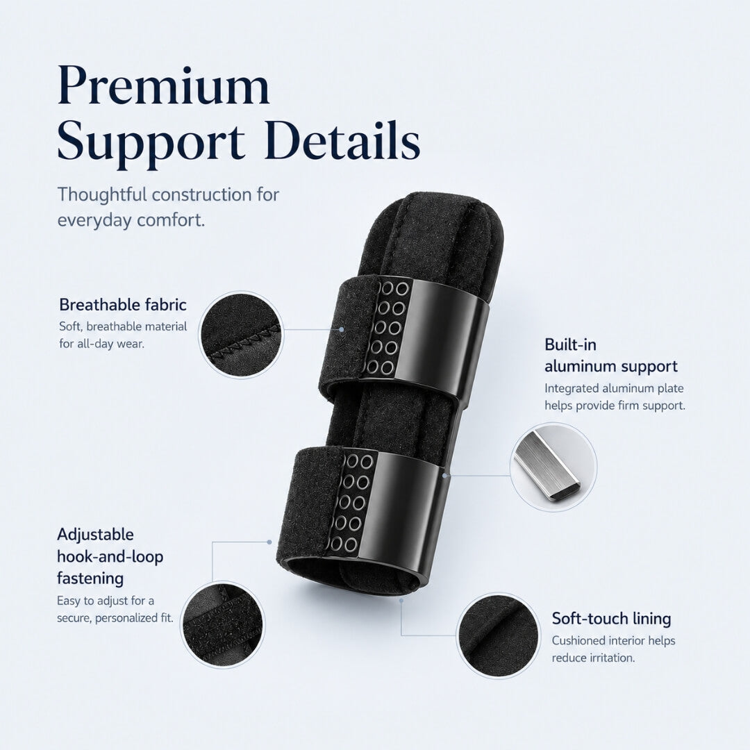 PaceWren 5-Piece Adjustable Finger Support Set