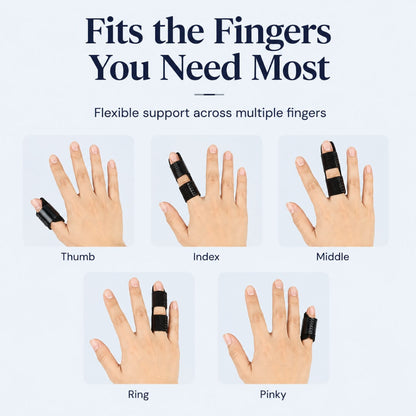 PaceWren 5-Piece Adjustable Finger Support Set